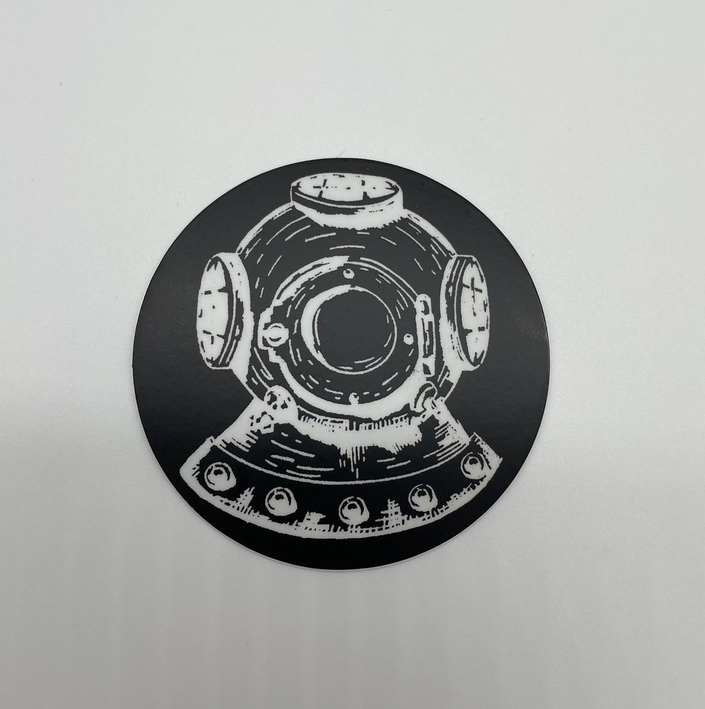 3” round vinyl sticker